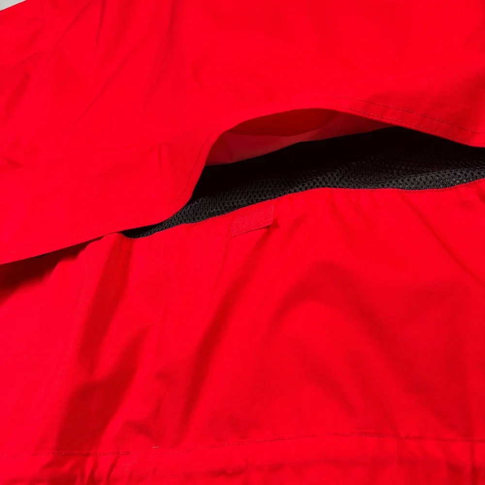 Eddie‎ Bauer Gore-Tex Jacket Womens Medium Red Vintage Mountain Parka Hooded